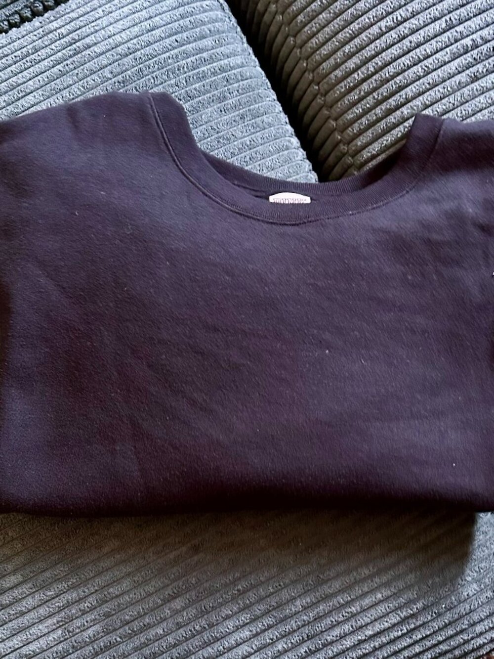 PINK by Victoria's Secret Short Sleeved Black Oversized Sweatshirt